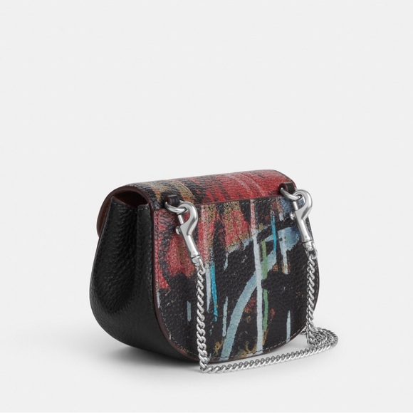 NWT Coach Outlet Coach X Mint + Serf Morgan Card Case On A Chain - Picture 4 of 8